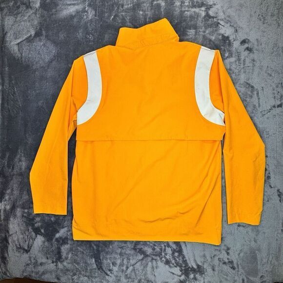 NIKE Sz L Emory University Eagles Coaches Performance 1/4 Zip Jacket Gold Yellow - Picture 8 of 16